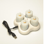 Smart Candle Rechargeable Set 2-4