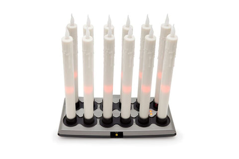 Smart Candle Taper Rechargeable Set 12